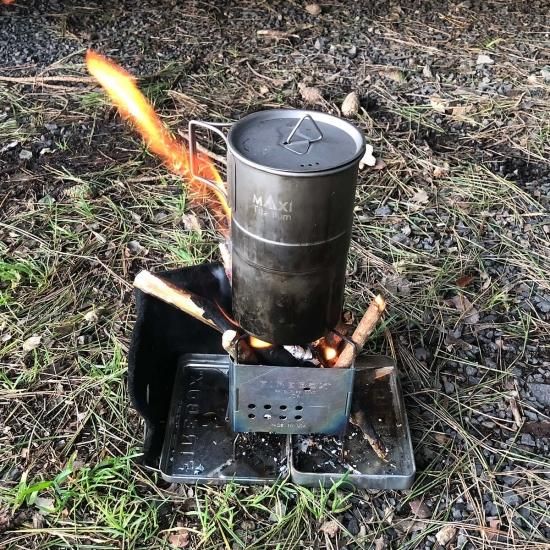 超軽量で高性能なストーブならコレ！ ファイヤーボックス ナノ チタン