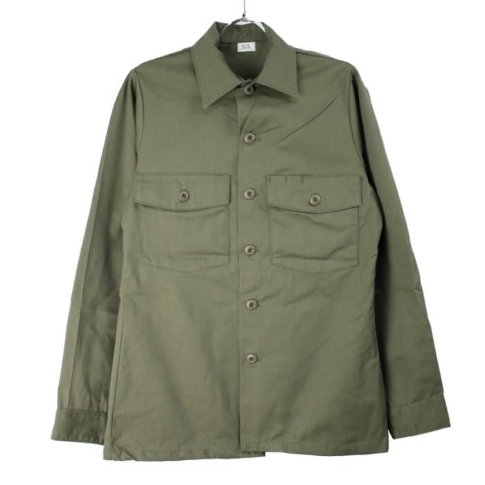 米軍 ユーティリティシャツ ポリコットン 87年 実物 デッドストック