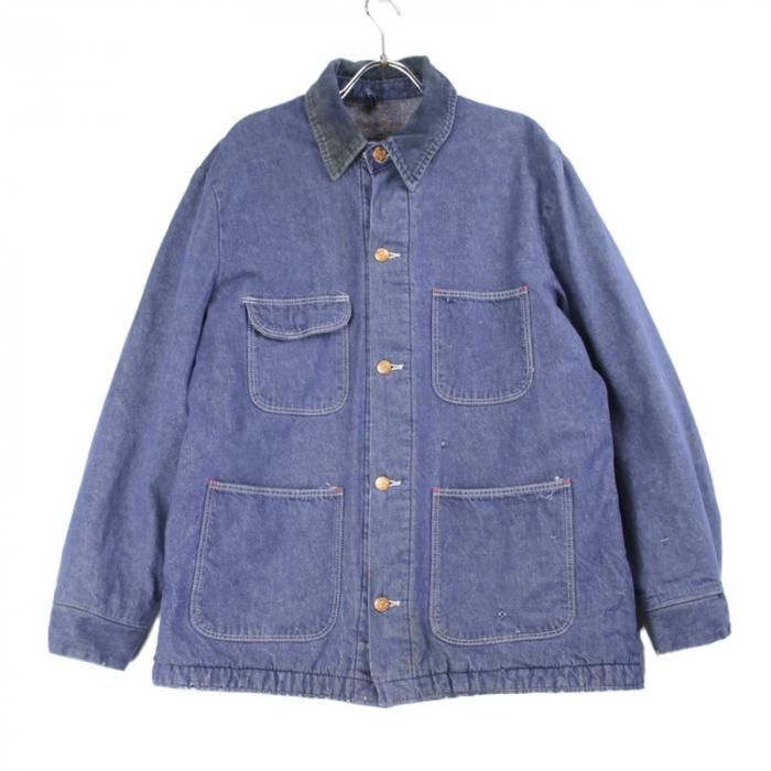 古着 ブルーベル BLUE BELL 70s デニム カバーオール 42 ブランケット