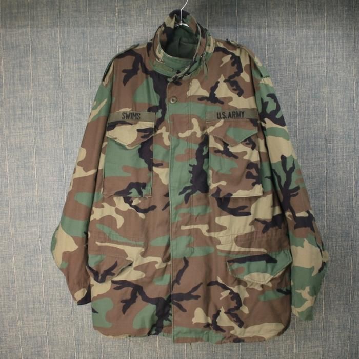 M-65 フィールドジャケット ウッドランドカモ LL 米軍 90's 実物