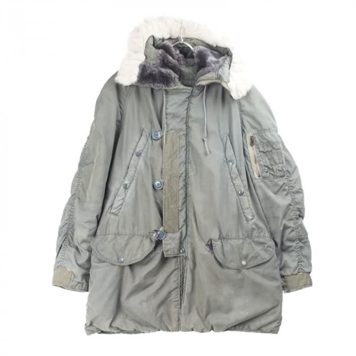 N-3B フライトジャケット ダメージ 米軍 80s 実物 SMALL 古着 古着屋
