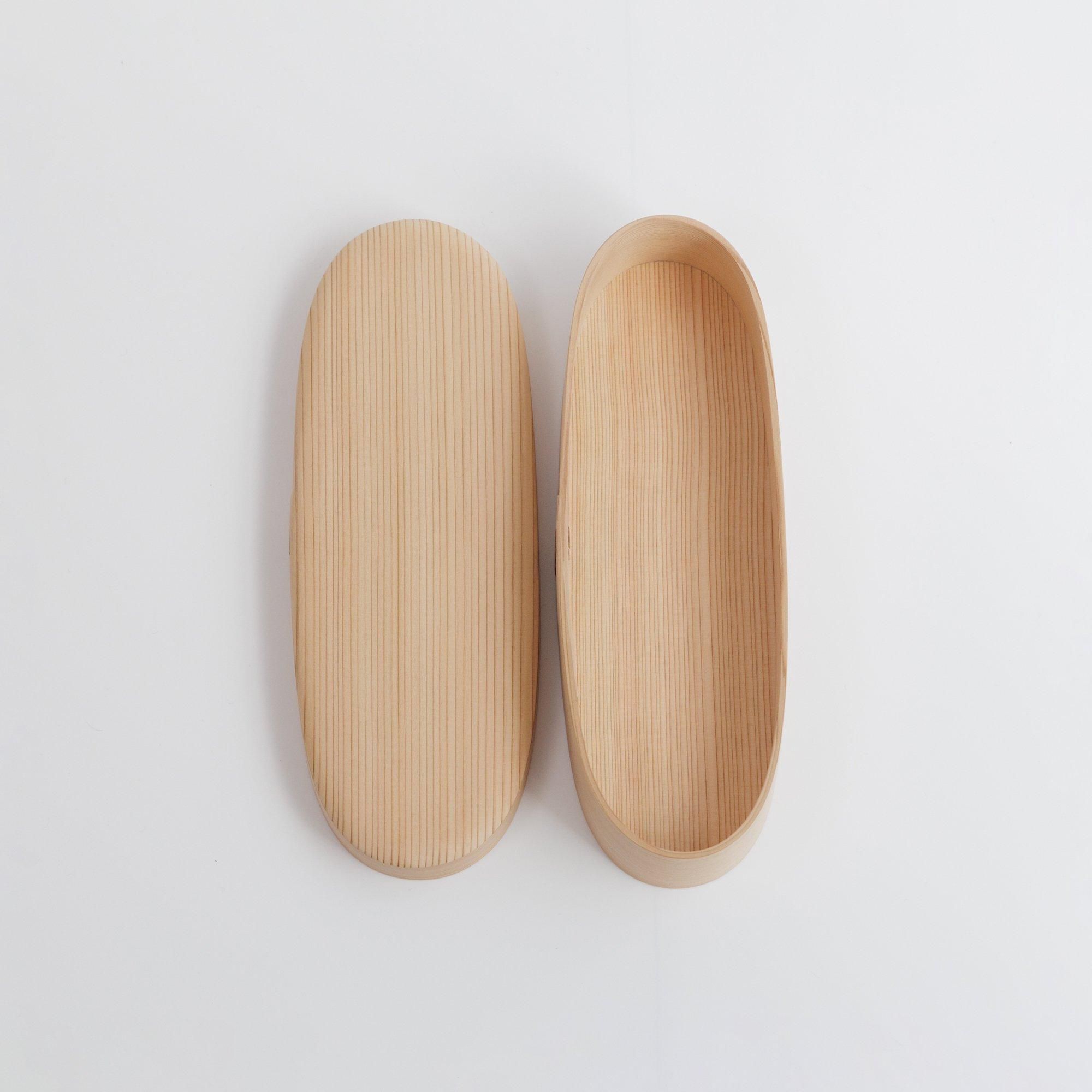 柴田慶信商店 曲げわっぱ 長手弁当箱 (小・中・大) - katakana