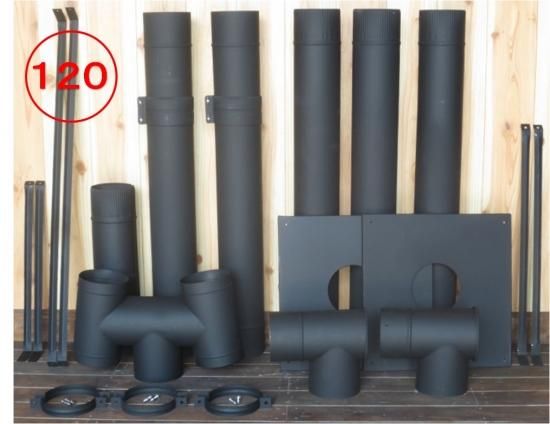 煙突セット・120ミリ対応（メガネ石無し） - ノザキ産業 オンライン