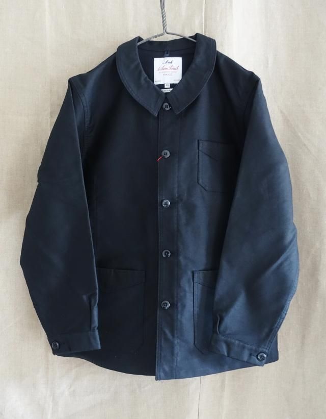 アニキモデル ANK別注×Le Sans Pareil モールスキンJKT ブラック - jam