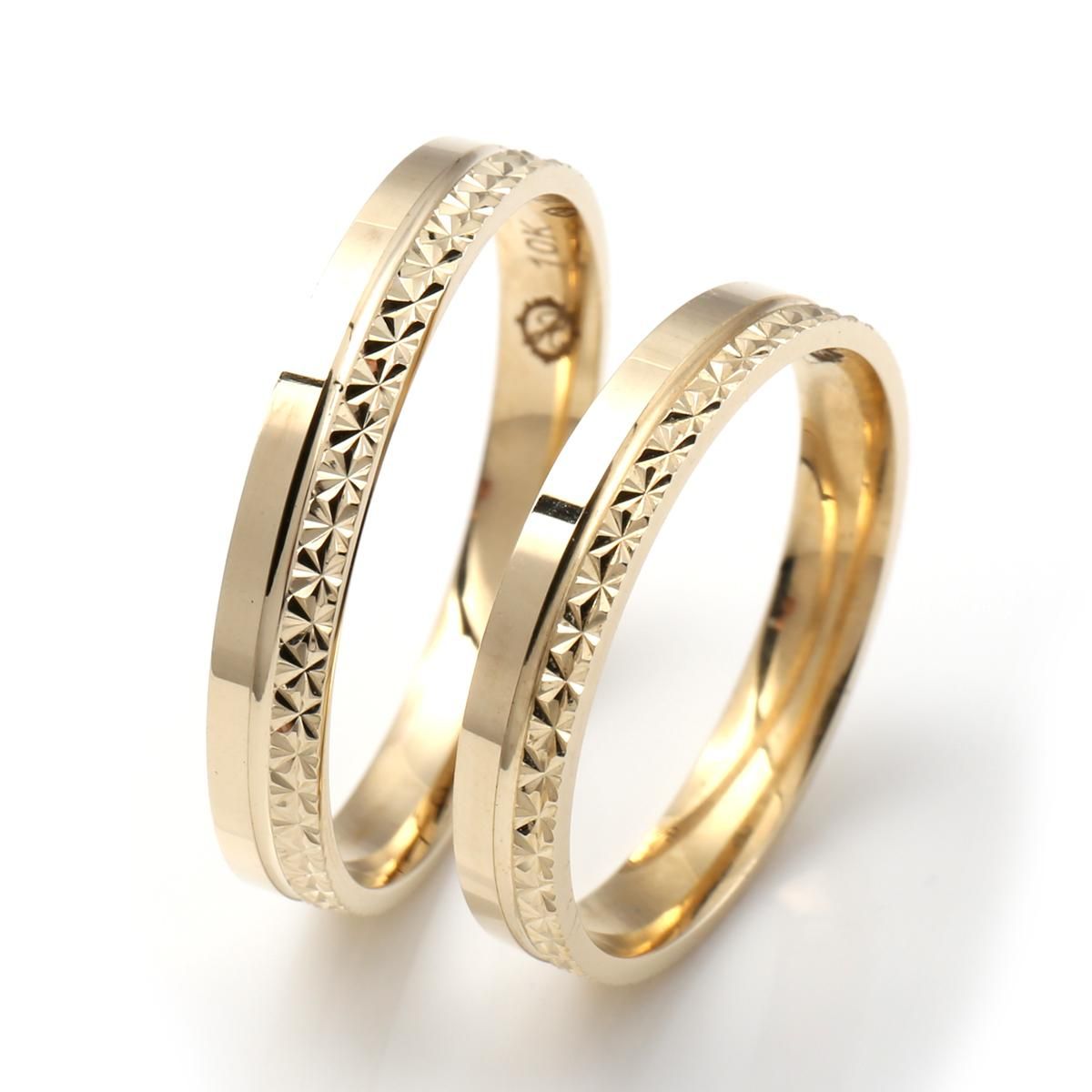 10K イエローゴールド リング 5号-25号 DH154-30 - AVALANCHE OFFICIAL