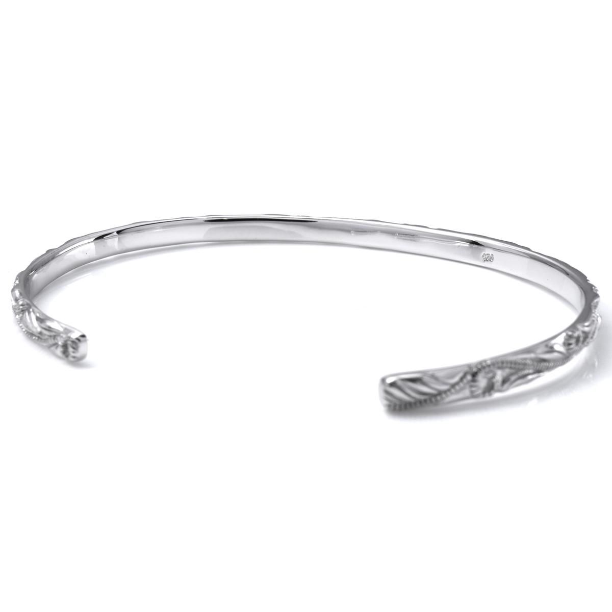 シルバー バングル 幅4mm 18cm JK-3197-1 - AVALANCHE OFFICIAL STORE