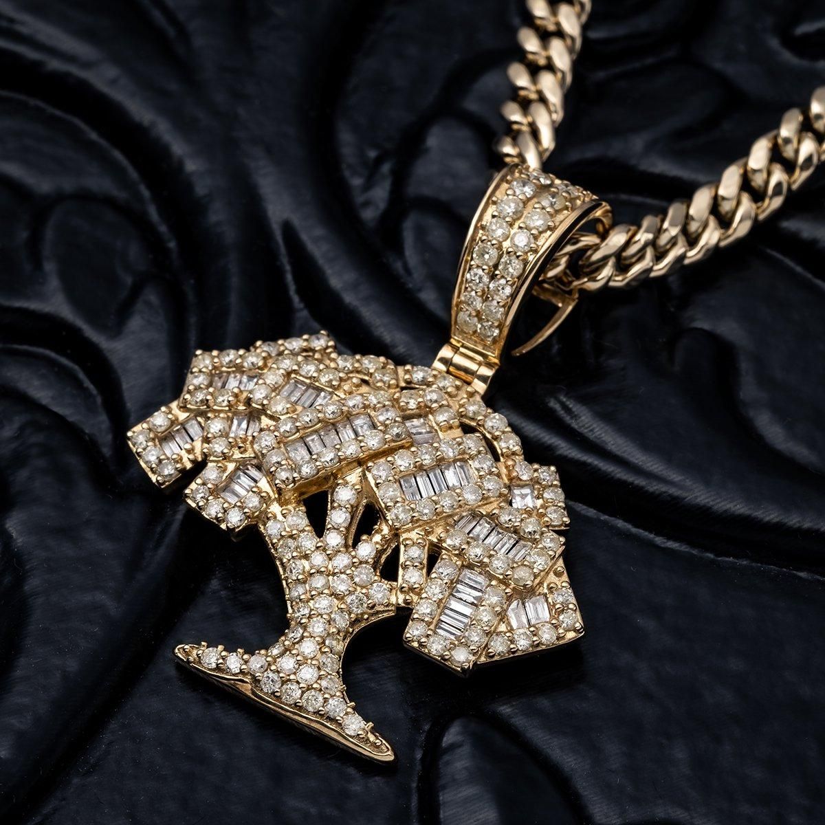 ダイヤモンド 10K イエローゴールド ペンダント - AVALANCHE OFFICIAL