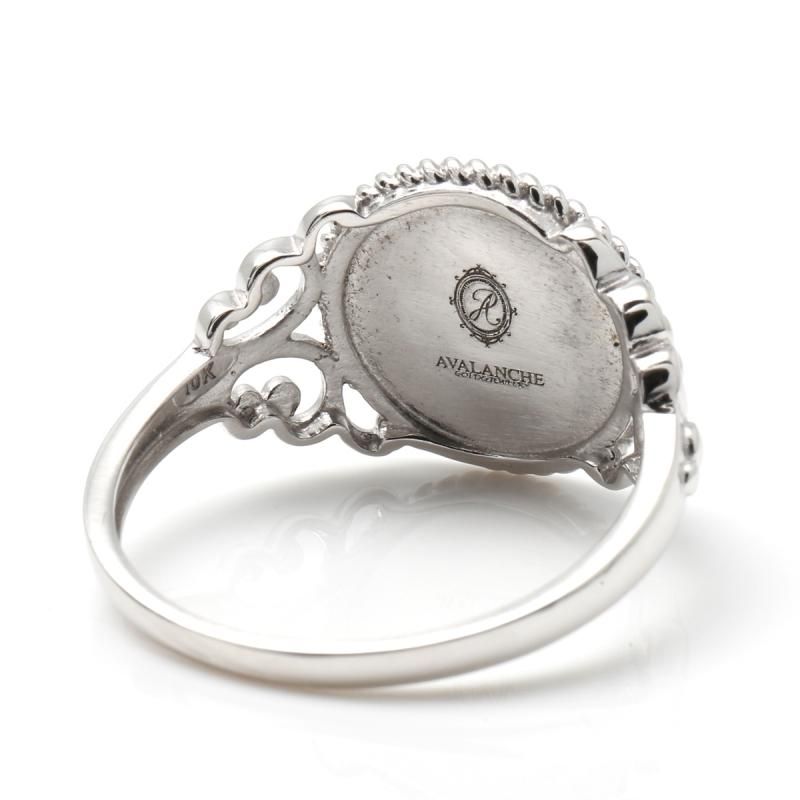 10K ホワイトゴールド リング 9号-21号 2-3066-04 - AVALANCHE