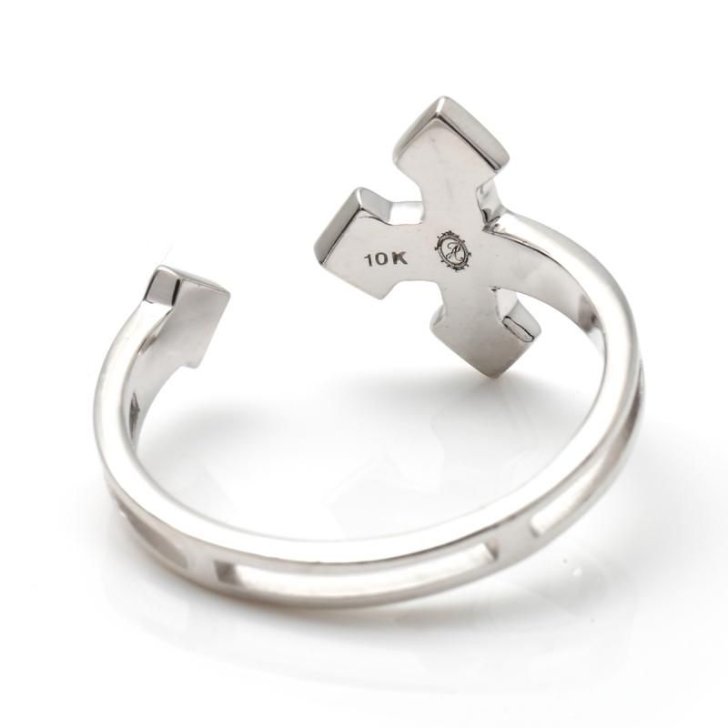 10K ホワイトゴールド リング 11号-21号 1-10206-03 - AVALANCHE