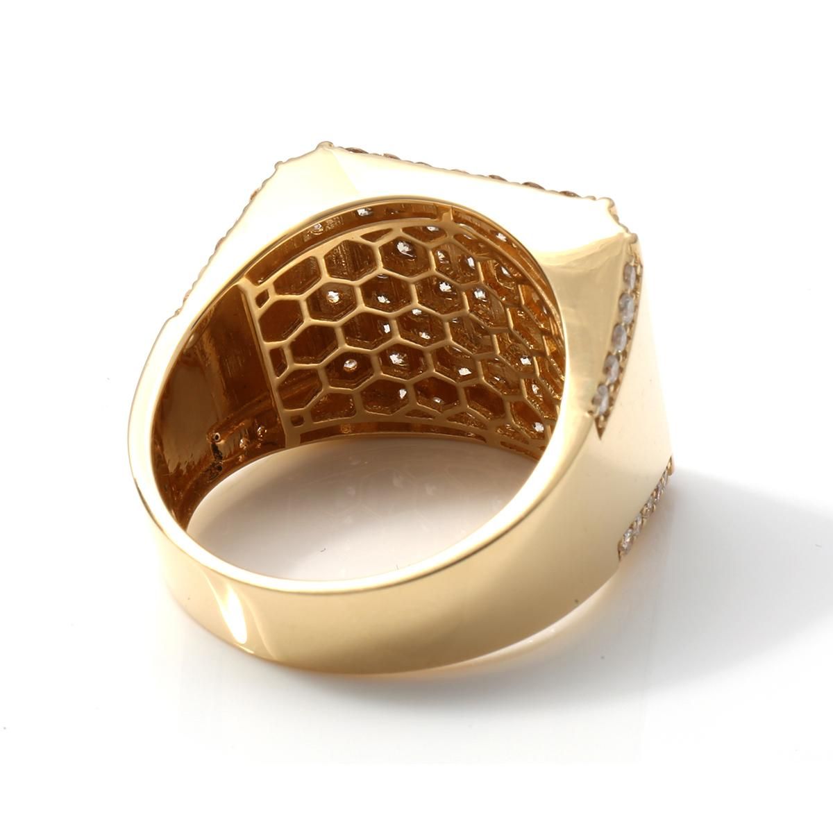 ダイヤモンド 18K イエローゴールド リング 18号 - AVALANCHE OFFICIAL