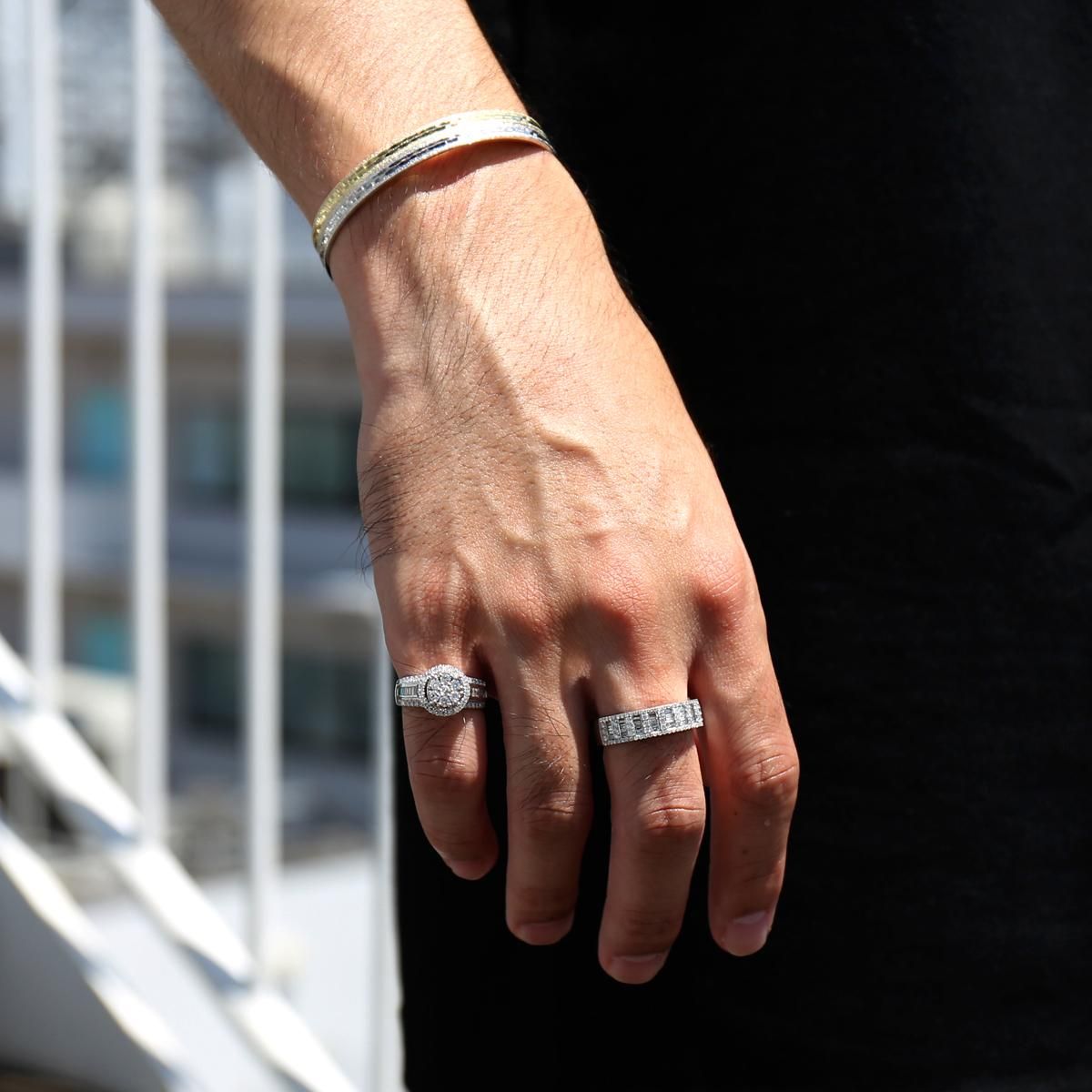 ダイヤモンド 10K ホワイトゴールド リング 22号 - AVALANCHE OFFICIAL