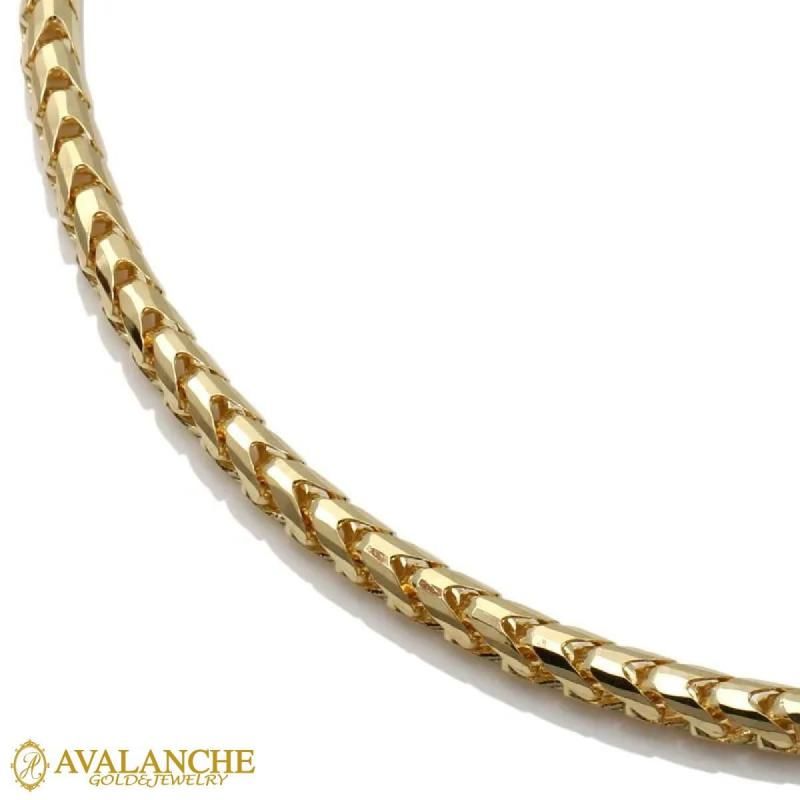 10K イエローゴールド キューバンブレスレット 幅6mm 20cm ASKMP1-2302