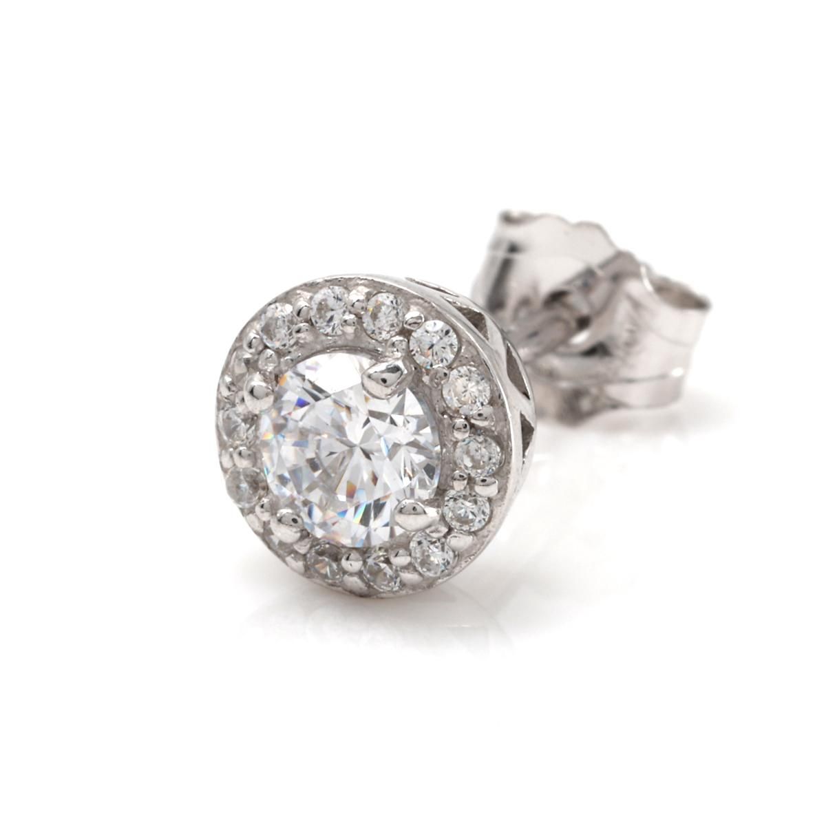 10K ホワイトゴールド ピアス 7mm - AVALANCHE OFFICIAL STORE