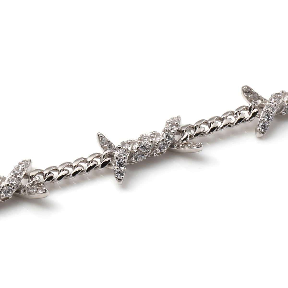 シルバー ブレスレット 幅9mm 19cm-21cm ABBB001 - AVALANCHE OFFICIAL