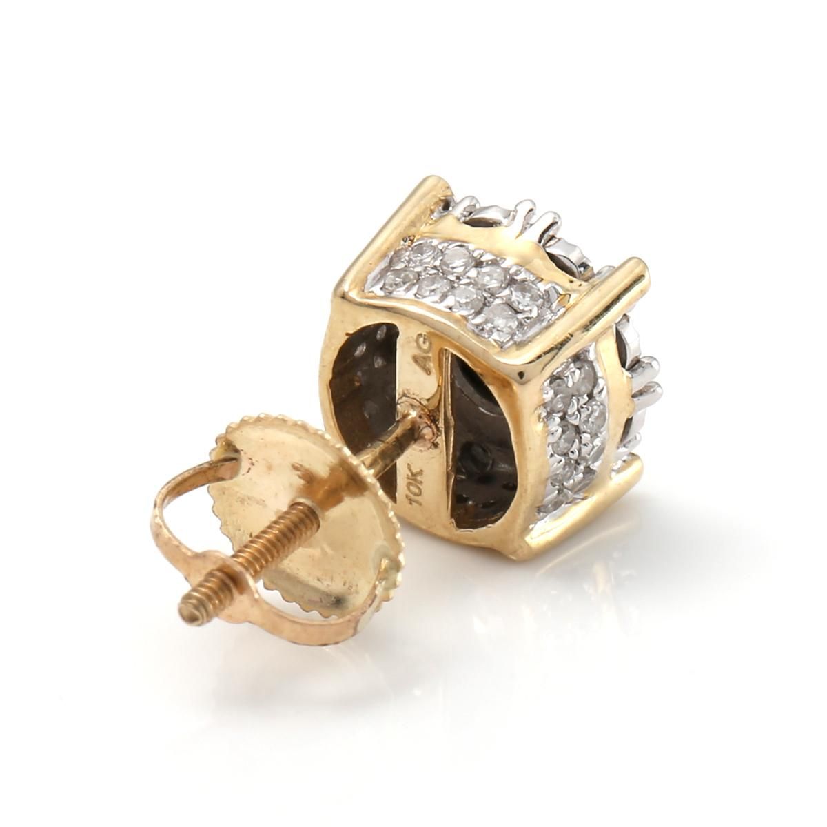 ダイヤモンド 10K イエローゴールド ピアス 9mm AER3552Y - AVALANCHE