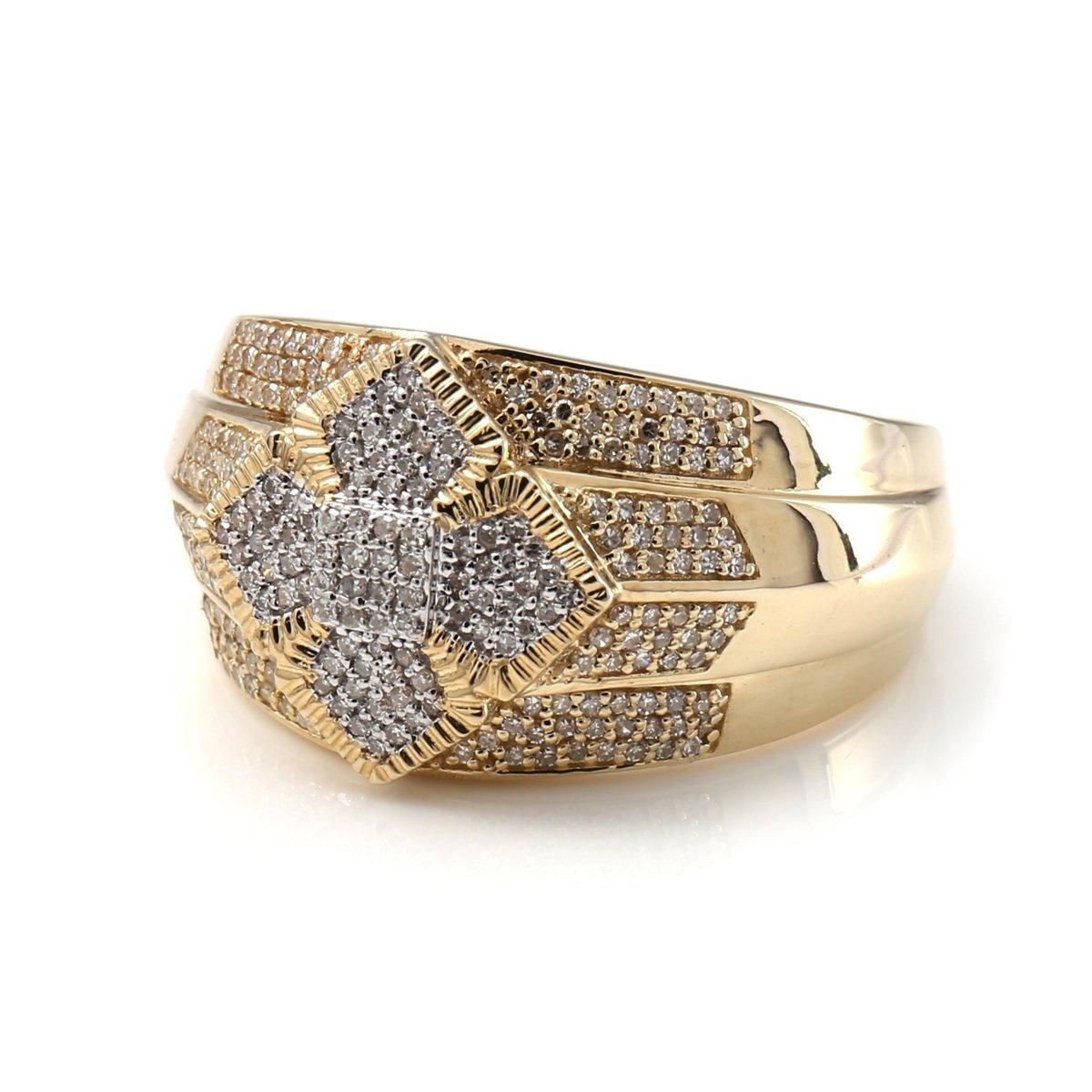 ダイヤモンド 10K イエローゴールド リング 21号 A0326110-YG