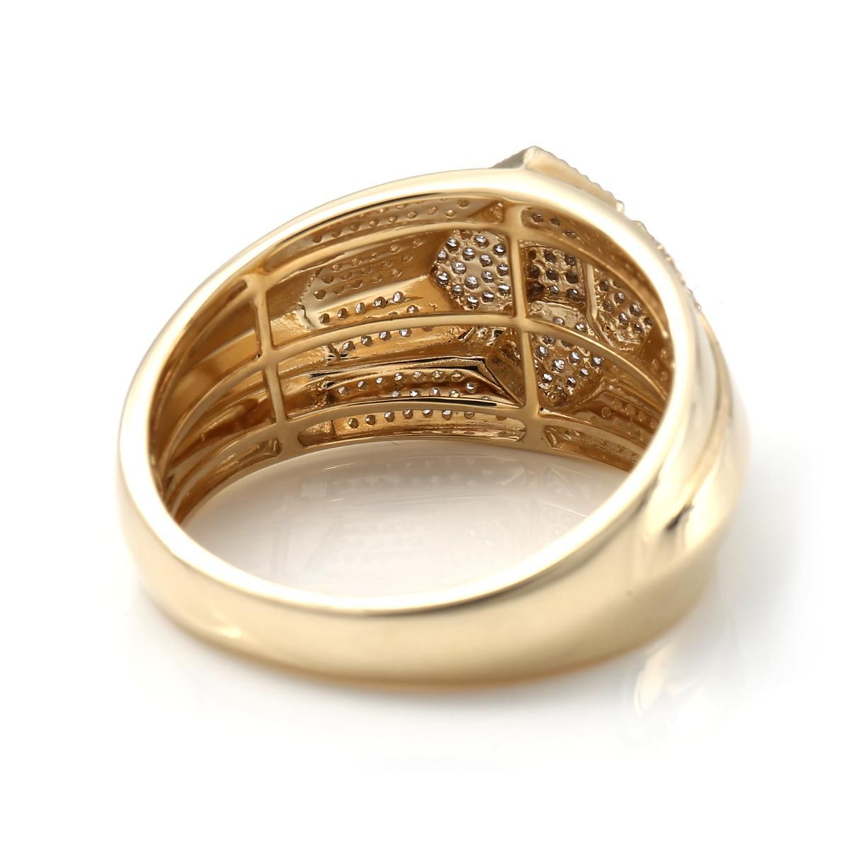 ダイヤモンド 10K イエローゴールド リング 21号 A0326110-YG