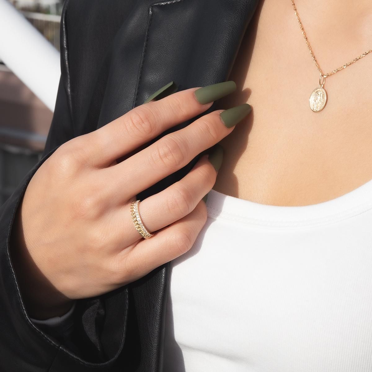 10K イエローゴールド リング 8号-17号 P53R-419 - AVALANCHE OFFICIAL