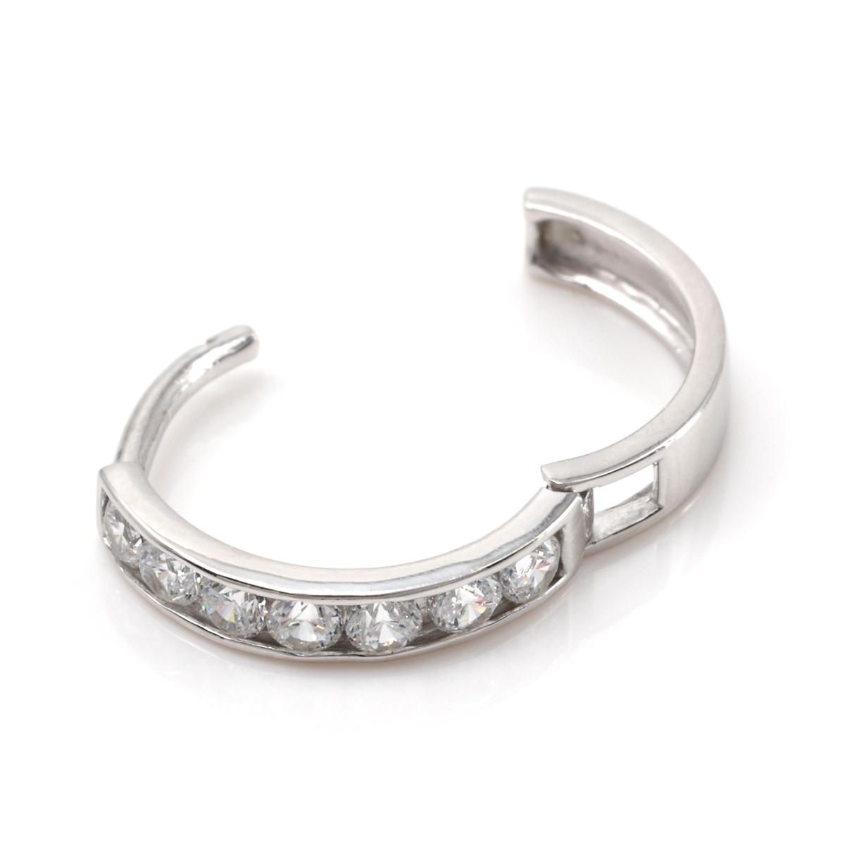 10K ホワイトゴールド ピアス 13mm - AVALANCHE OFFICIAL STORE