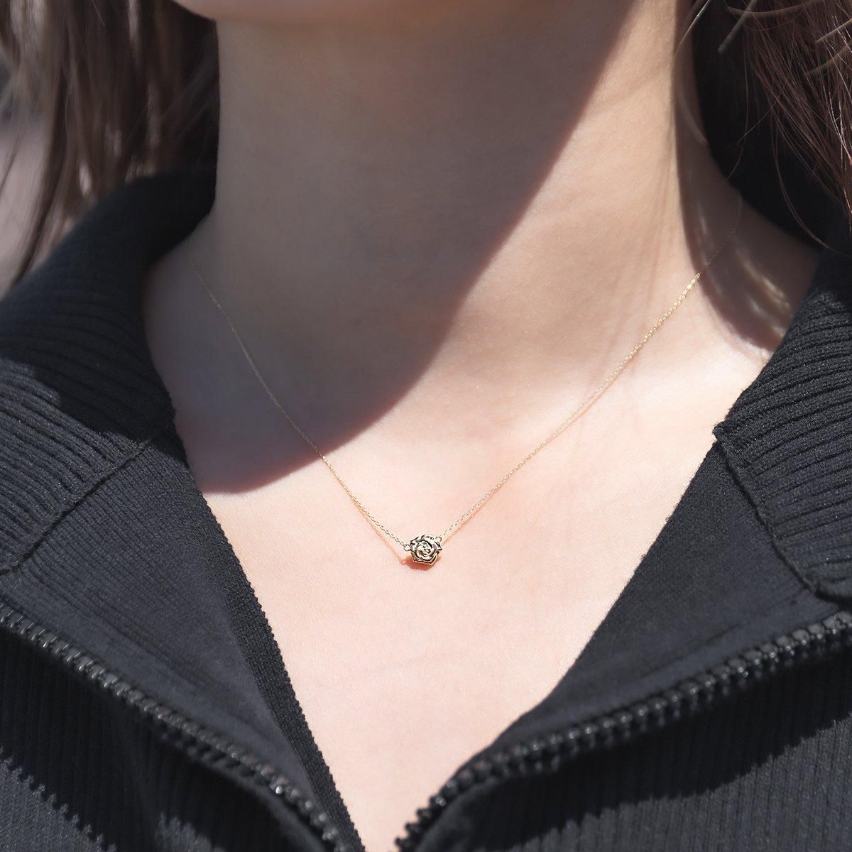 ダイヤモンド 10K ゴールド ネックレス&ペンダント 40cm 3-15966-01/3