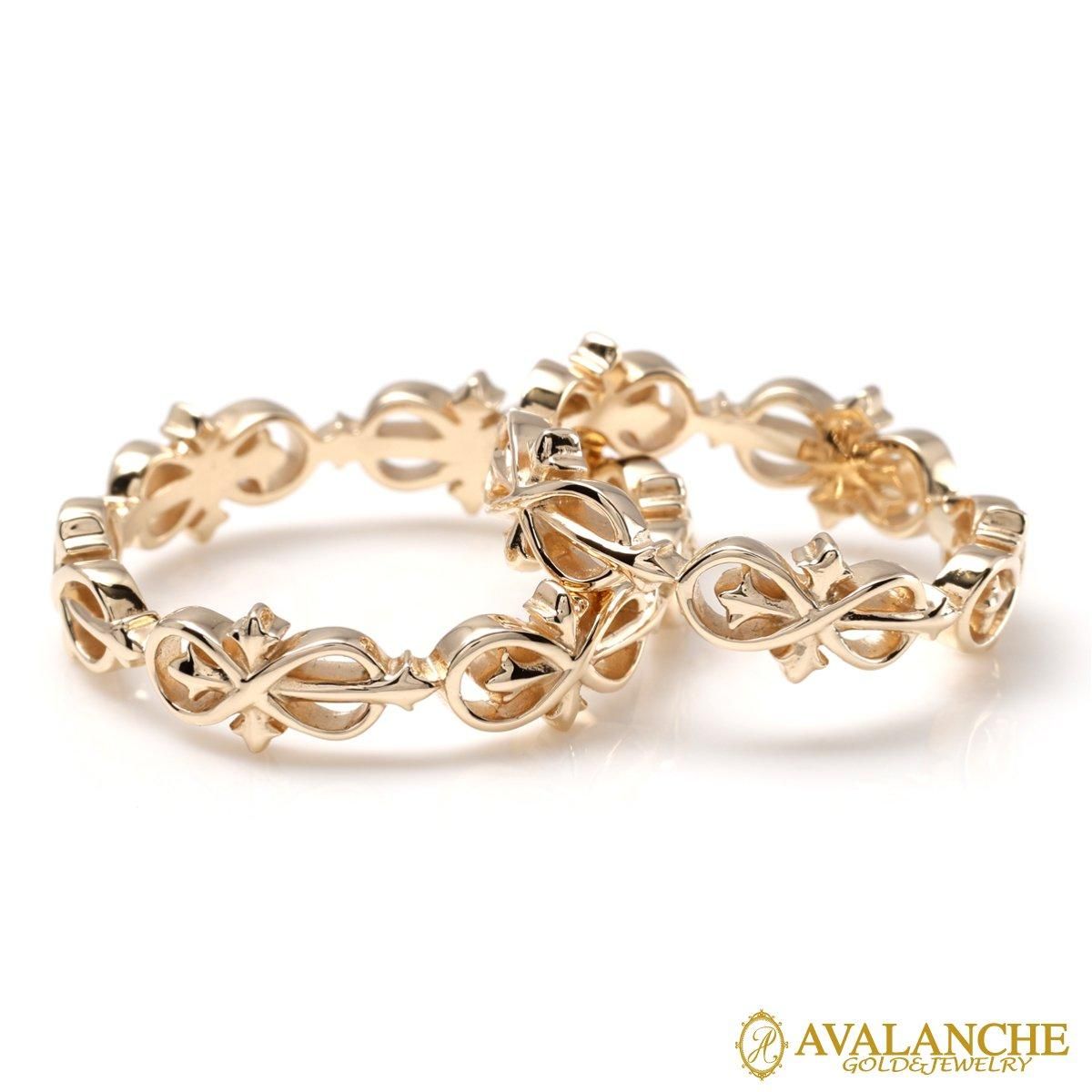 10K イエローゴールド リング 9号-21号 2-3493-01 - AVALANCHE