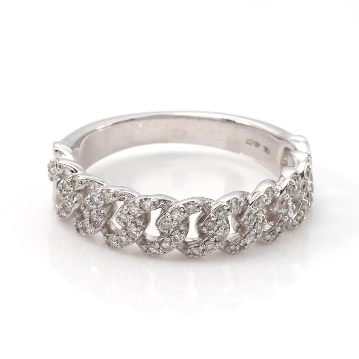 ダイヤモンド 10K ホワイトゴールド リング 21号 - AVALANCHE OFFICIAL