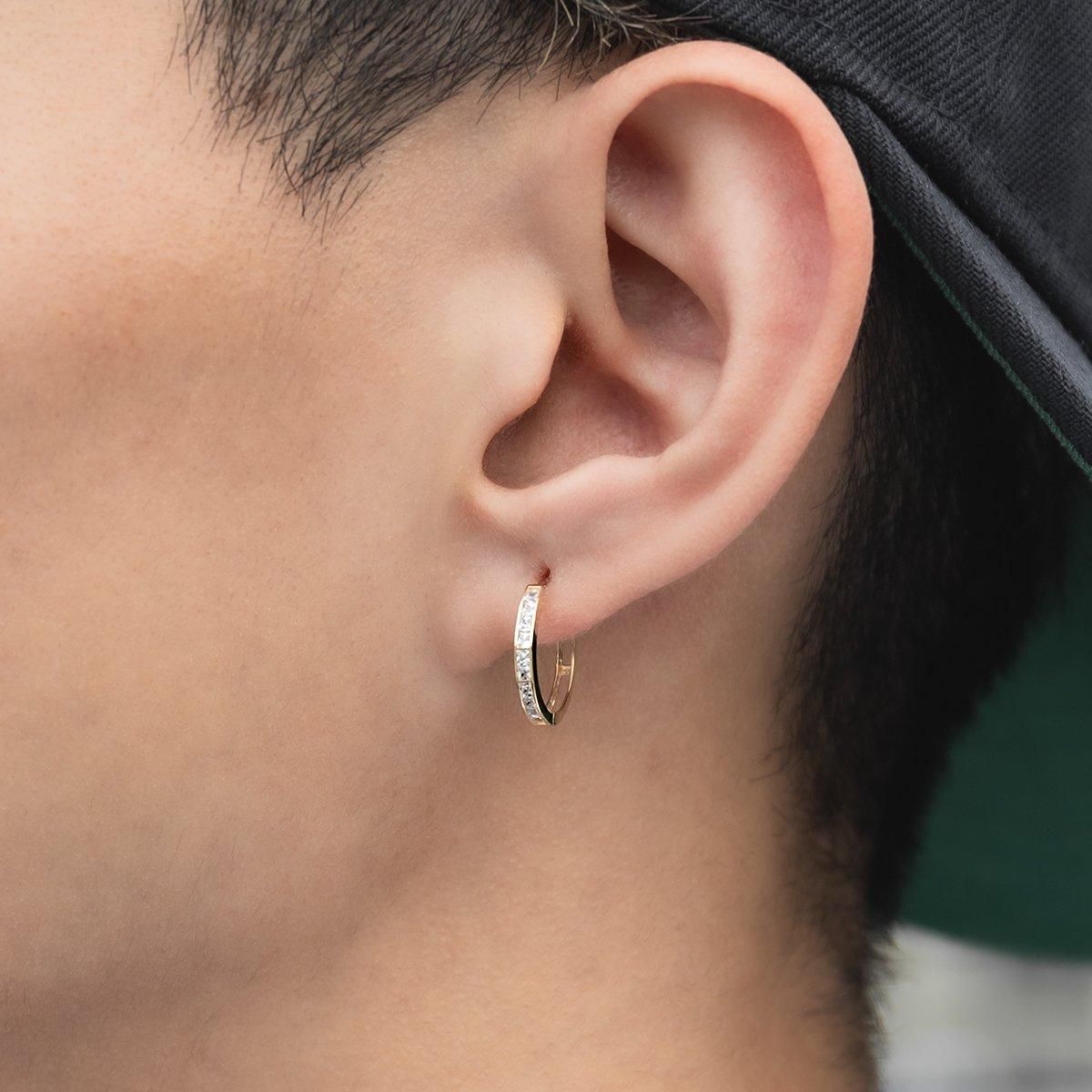 10K イエローゴールド ピアス 15mm - AVALANCHE OFFICIAL STORE