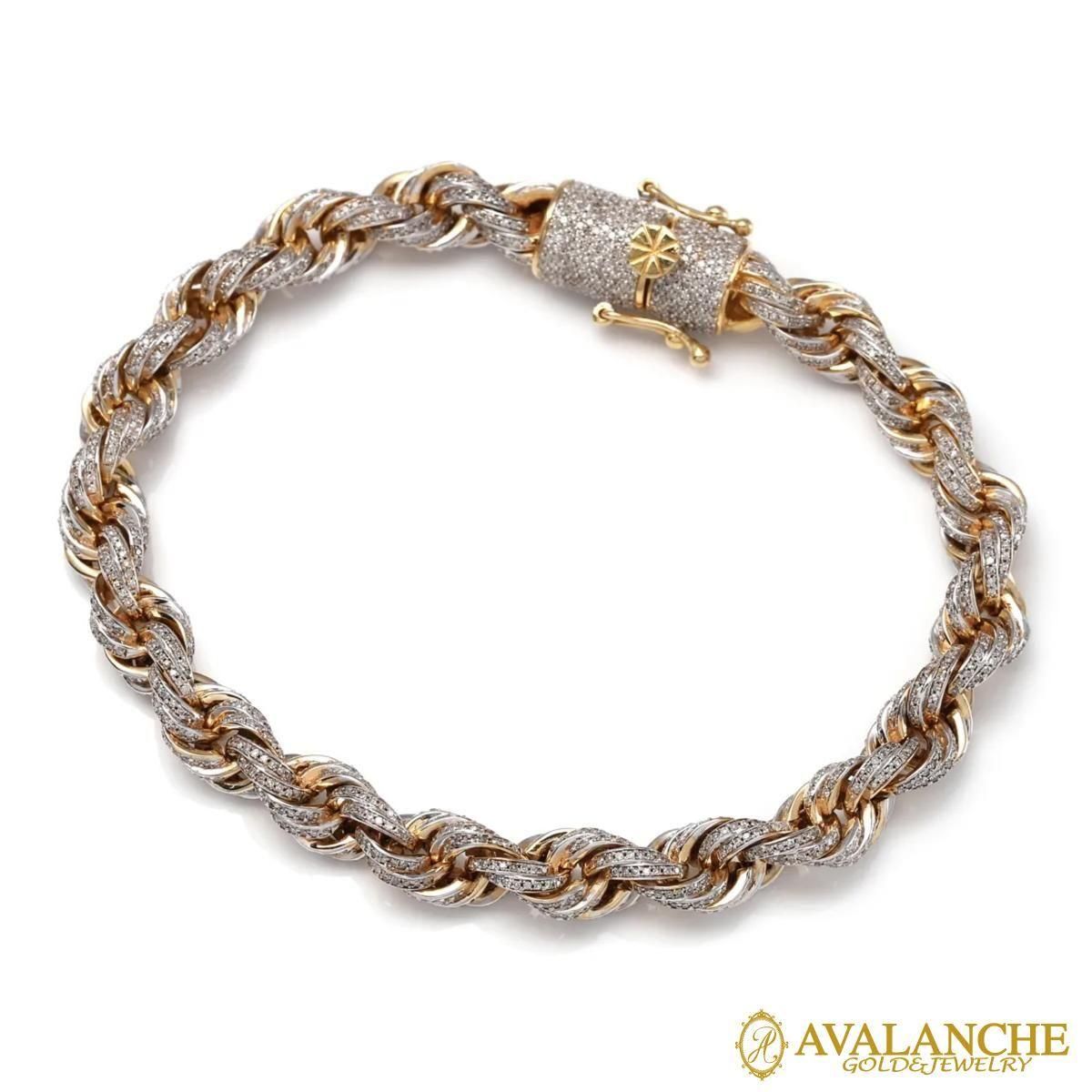 アヴァランチ k10ロープブレスレット 訳あり アヴァランチ k10ロープ