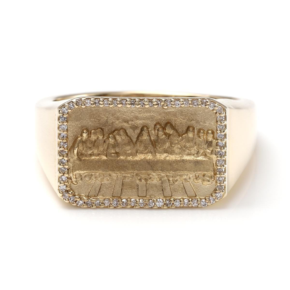 ダイヤモンド 10K イエローゴールド リング 21号 A50827 - AVALANCHE