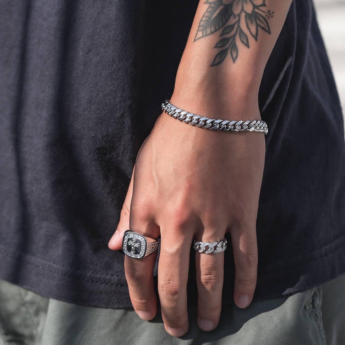 そ*ん様 アヴァランチマイアミチェーンブレスレット 19cm幅7mm