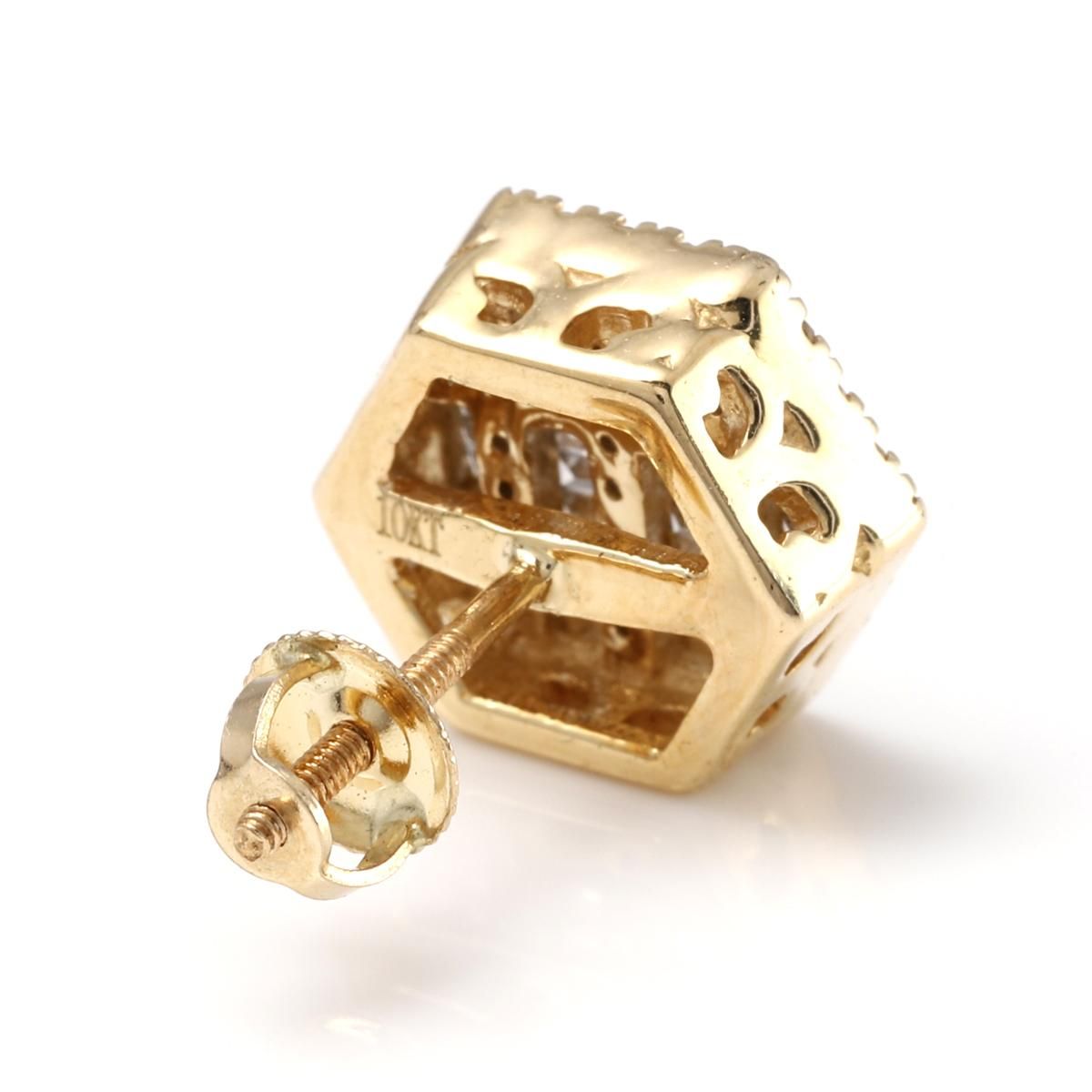 ダイヤモンド 10K イエローゴールド ピアス A0130004-YG - AVALANCHE