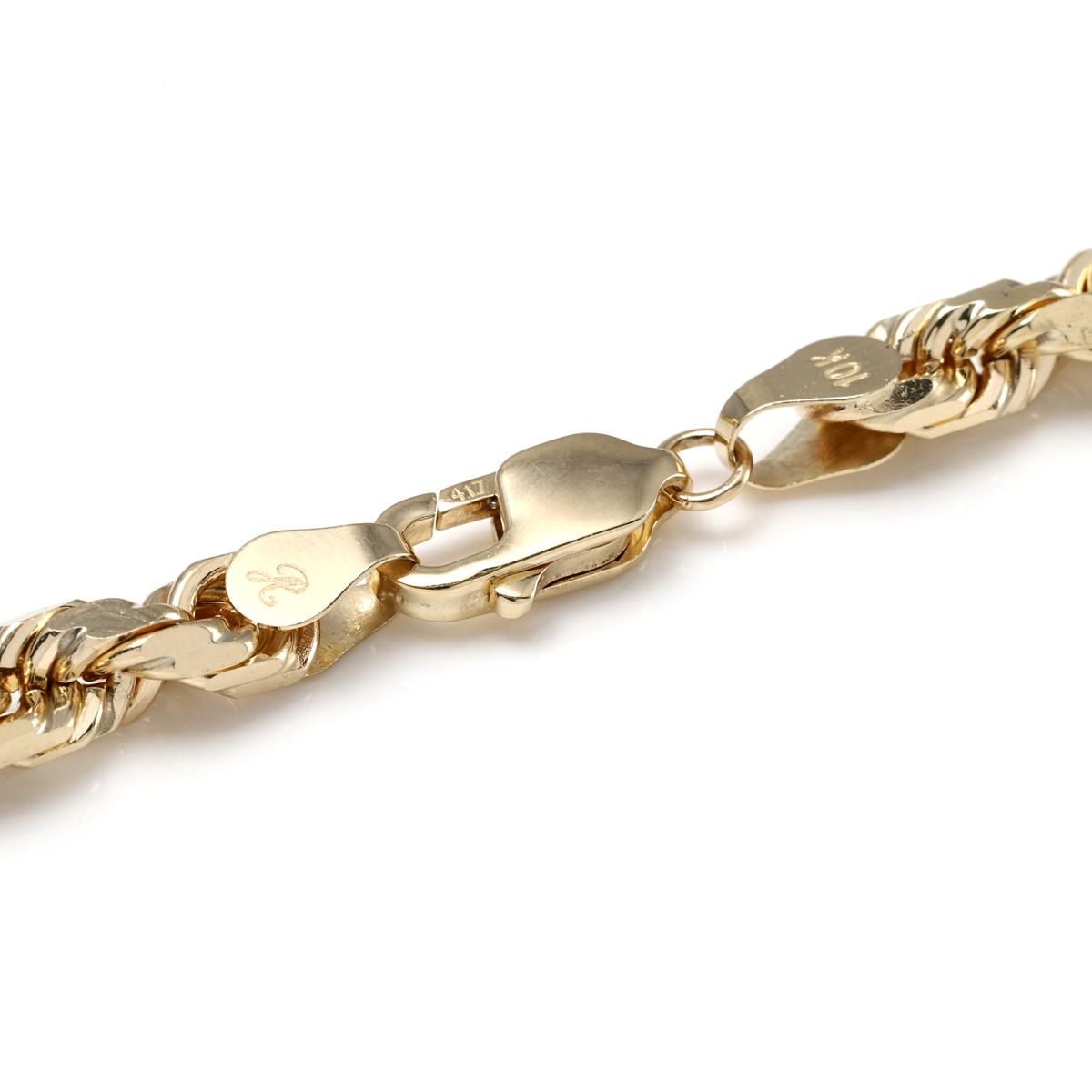 10K イエローゴールド ロープネックレス 幅5mm 50cm 定価 1,100,000円