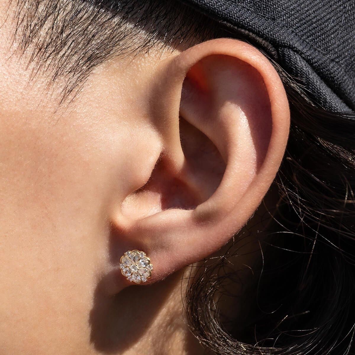 10K イエローゴールド ピアス 8mm - AVALANCHE OFFICIAL STORE