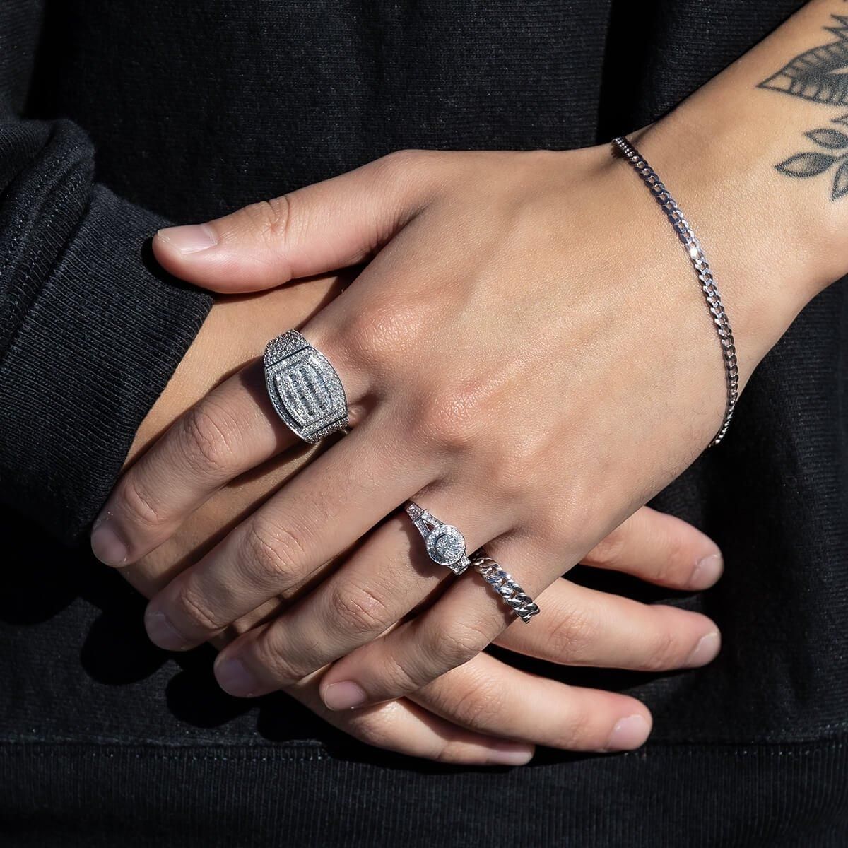 ダイヤモンド 10K ホワイトゴールド リング 21号 - AVALANCHE OFFICIAL