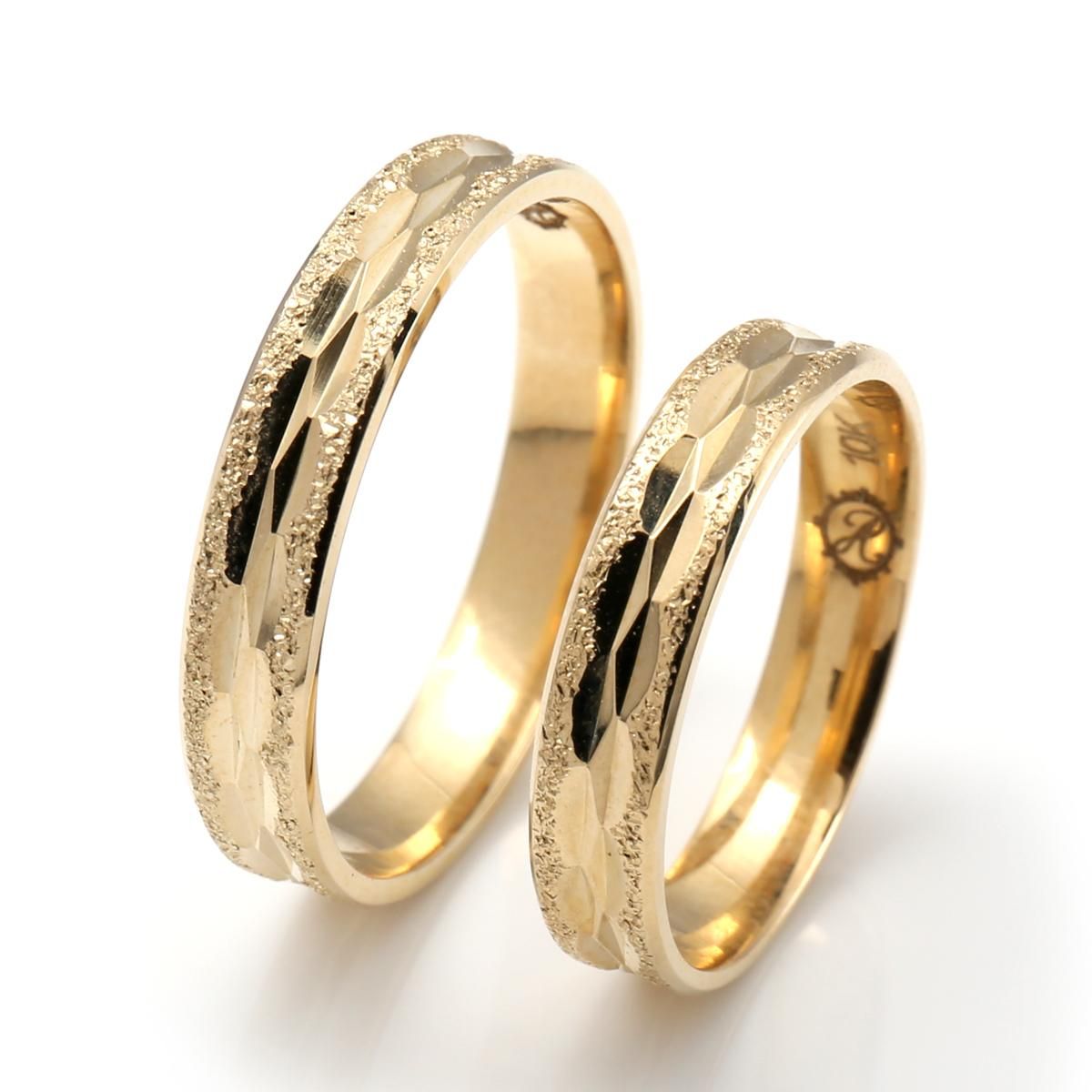 10K イエローゴールド リング 5号-21号 DH039-35 - AVALANCHE OFFICIAL