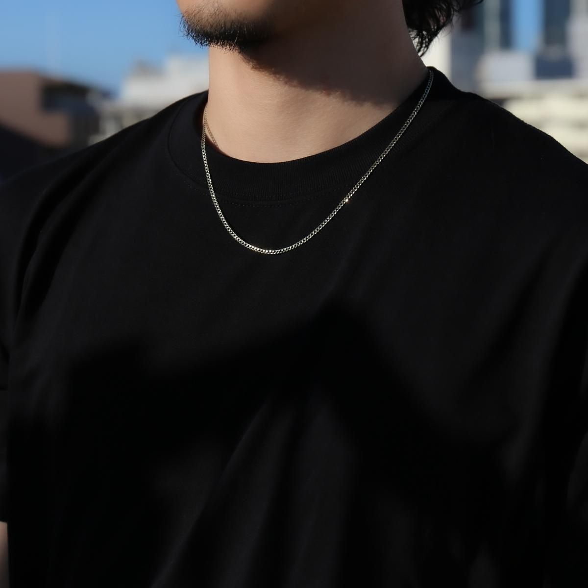 10K イエローゴールド キューバンネックレス 幅2.8mm 40cm-60cm