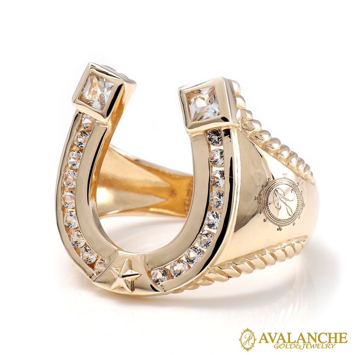 10K イエローゴールド リング 9号-25号 - AVALANCHE OFFICIAL STORE