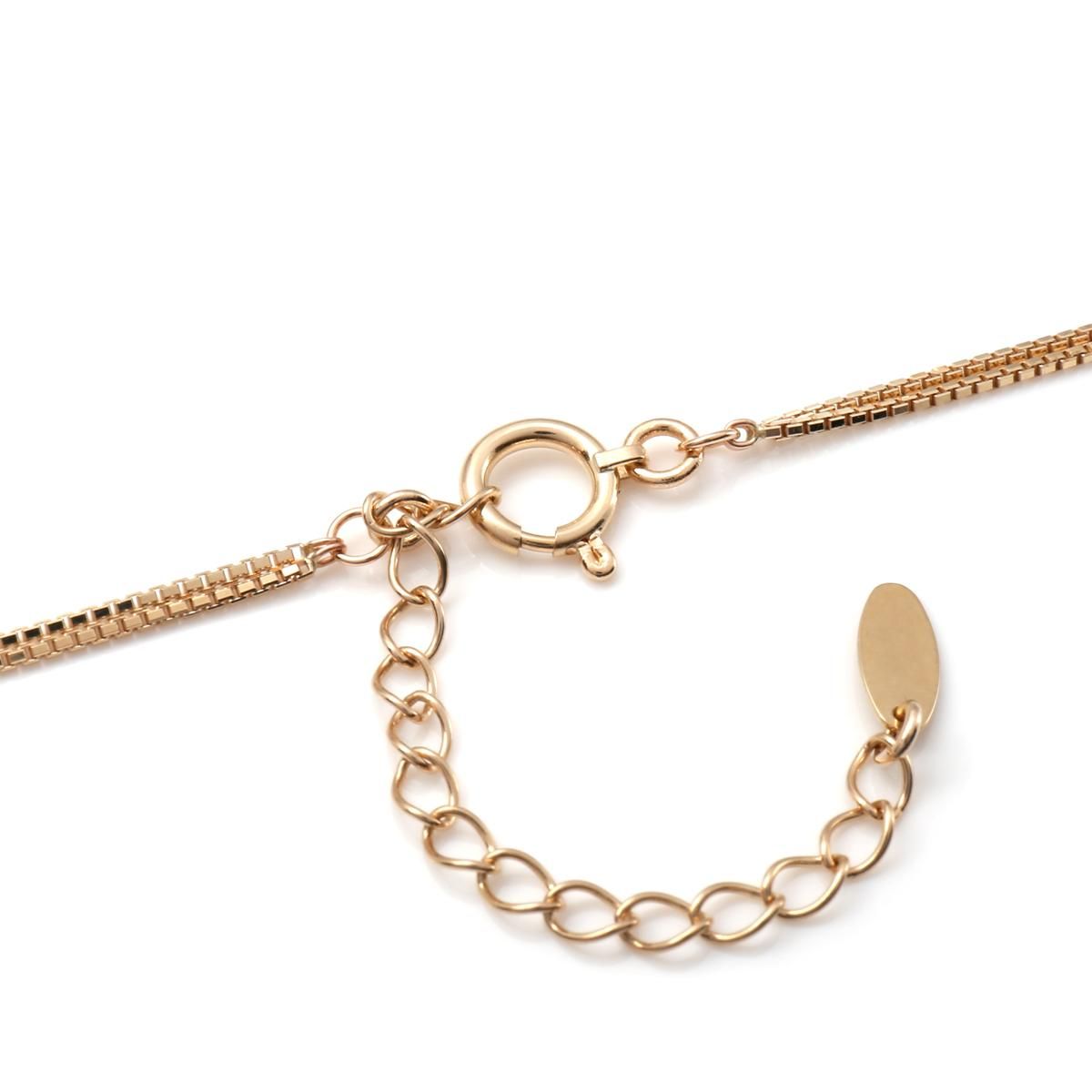 10K イエローゴールド アンクレット 21cm-25cm DD-009030J - AVALANCHE