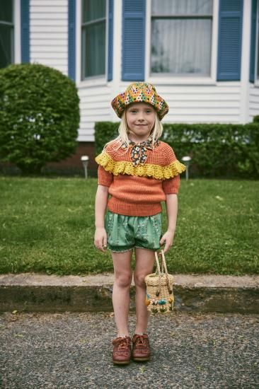 Misha and Puff Junior Scout Tee - Bark Brimfield - LILY SOURIRE