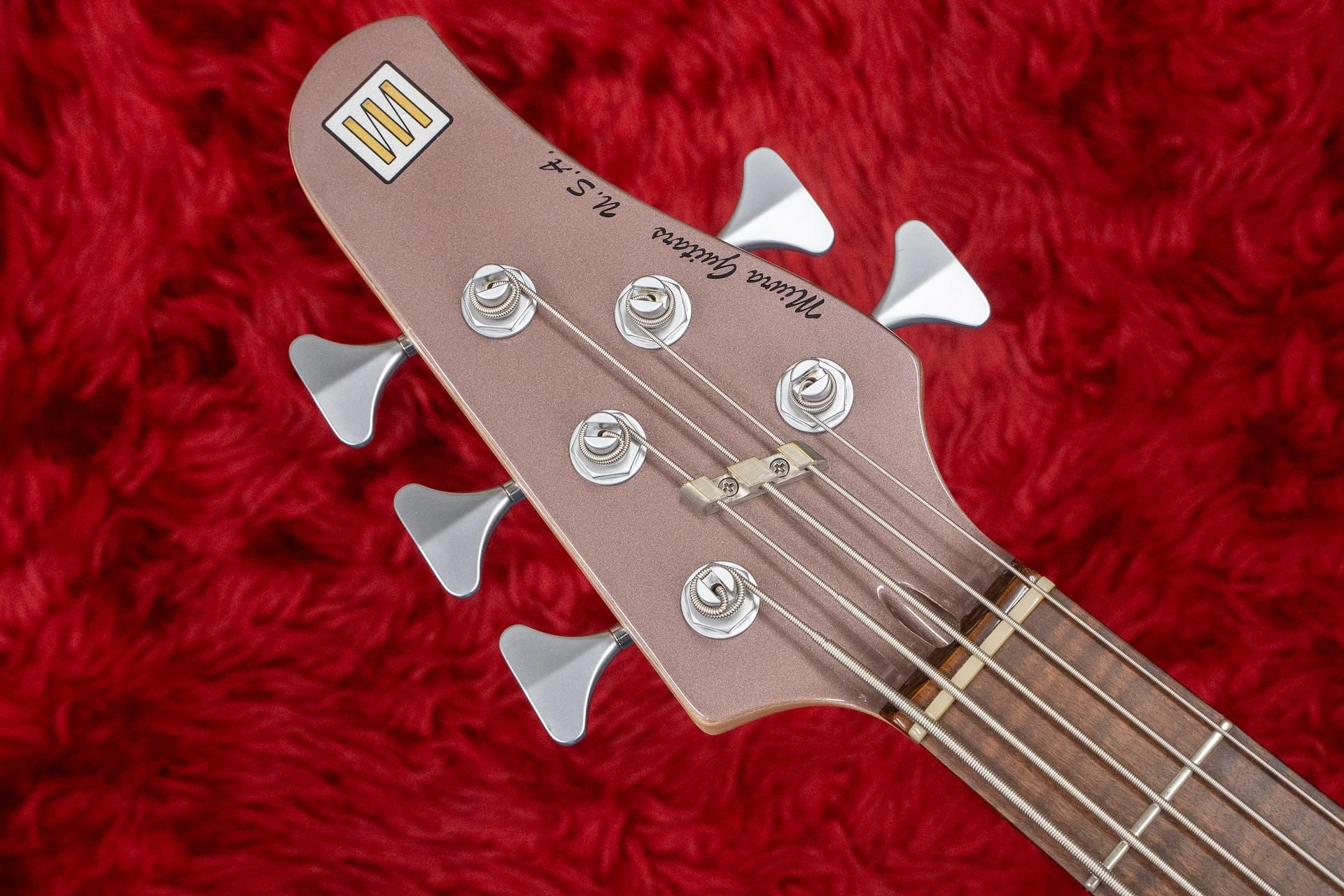 used】Miura Guitars USA / MB-2 5st Burgundy #76 4.215kg【横浜店