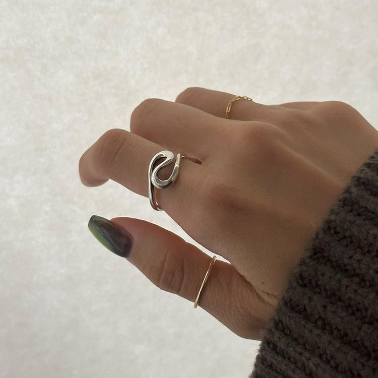 オープンウェーブリング シルバー ヴィンテージ|ティファニー TIFFANY