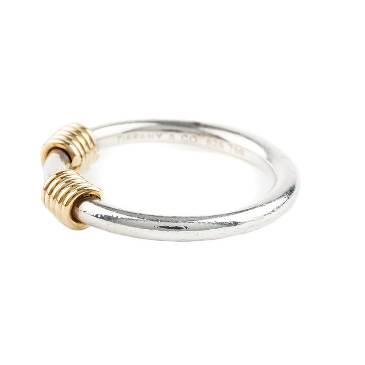 コンビバンドウィズ2ワイヤーリング シルバー×ゴールド ヴィンテージ