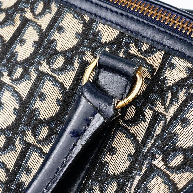 トロッターミニボストンバッグ ネイビー ヴィンテージ|ディオール Dior
