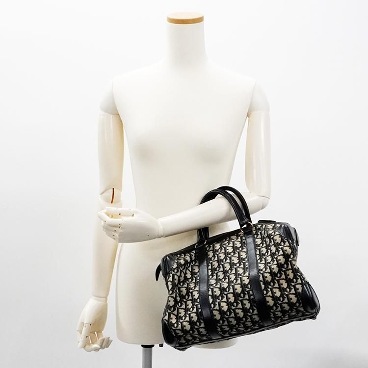トロッターミニボストンバッグ ネイビー ヴィンテージ|ディオール Dior