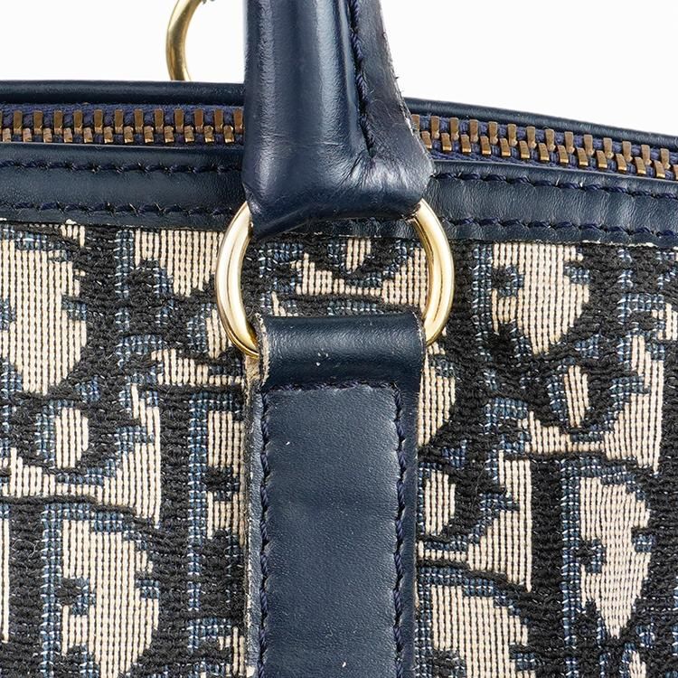 トロッターミニボストンバッグ ネイビー ヴィンテージ|ディオール Dior