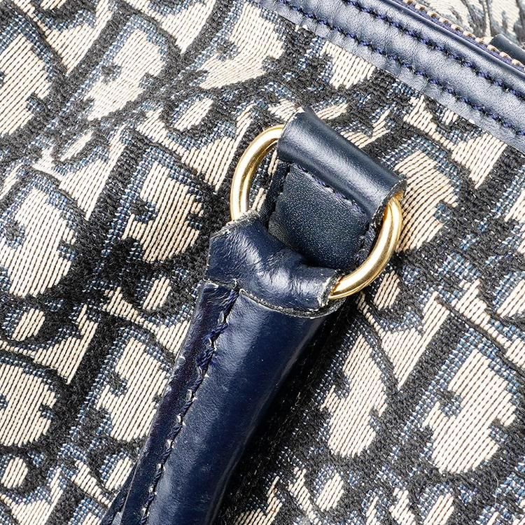 トロッターミニボストンバッグ ネイビー ヴィンテージ|ディオール Dior