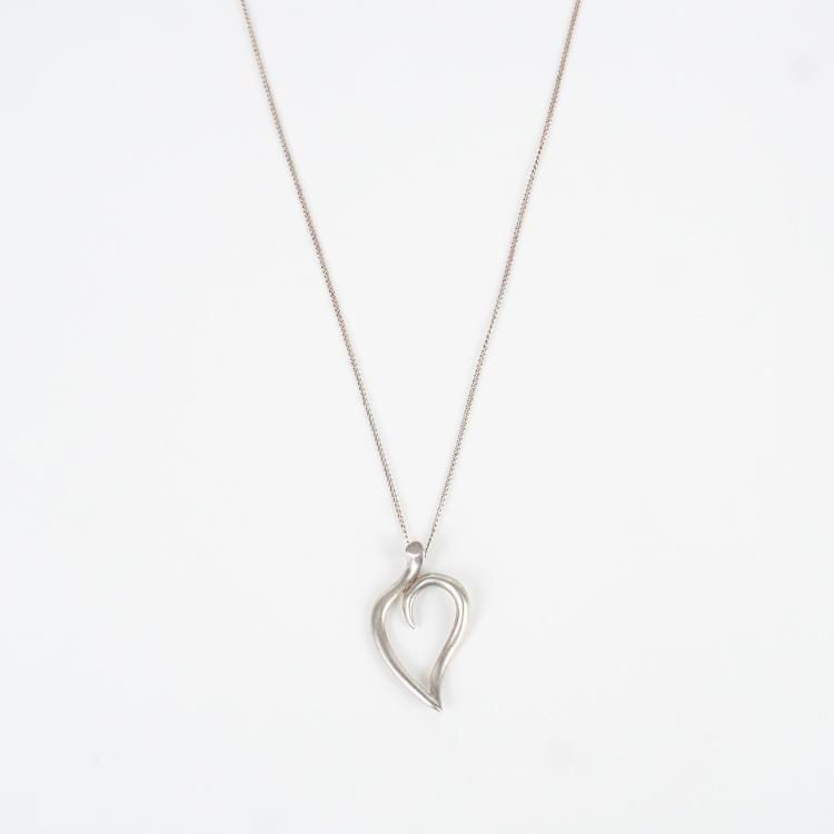 TIFFANY ティファニー オープンリーフネックレス シルバー