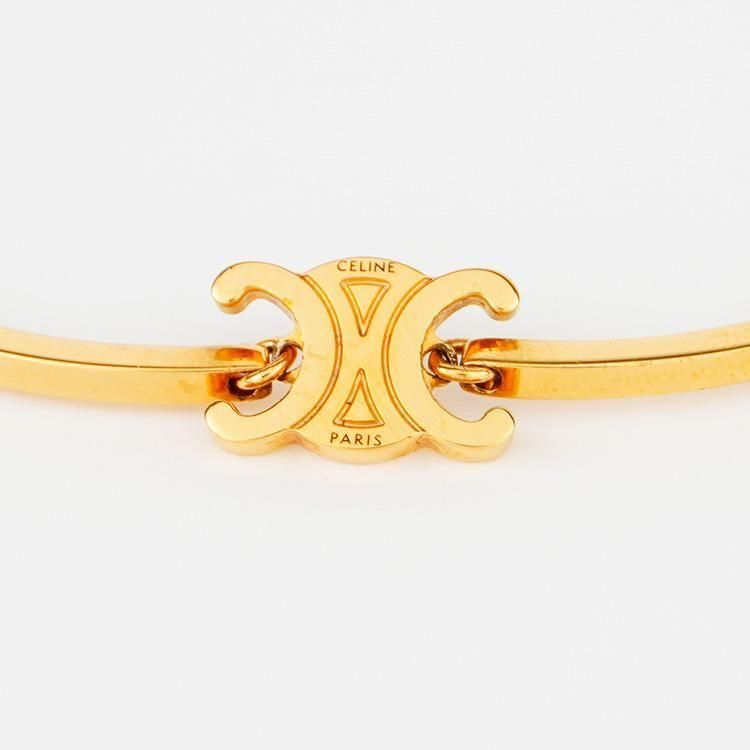 CELINE セリーヌ トリオンフアーティキュレートブレスレット ゴールド