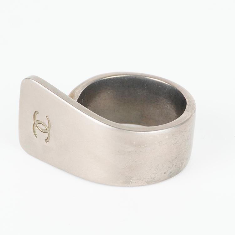 CHANEL シャネル マットシルバーリング シルバー ヴィンテージ