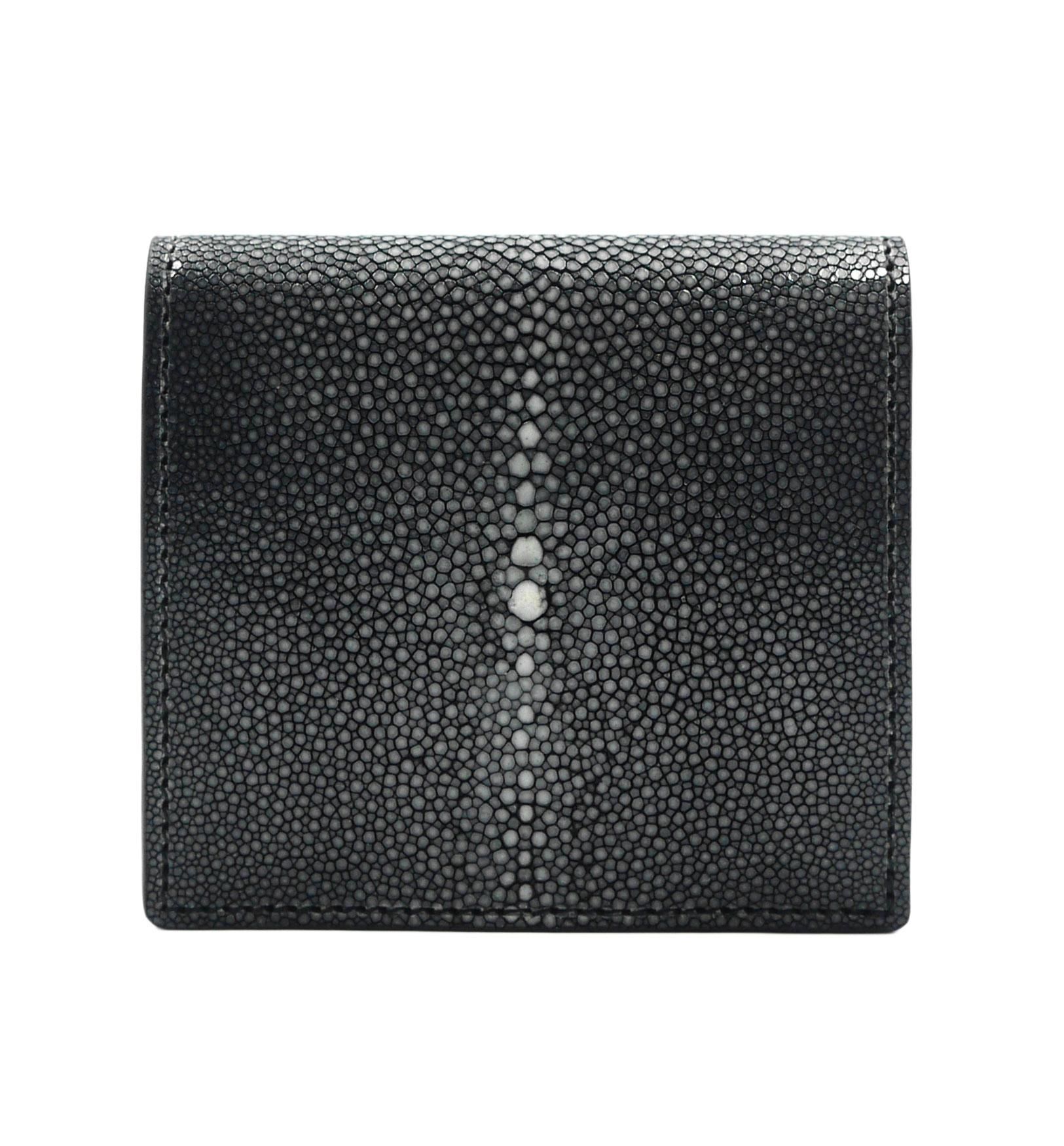 ガルーシャ ミニ財布 ポリッシュ ブラック - BAHARI -